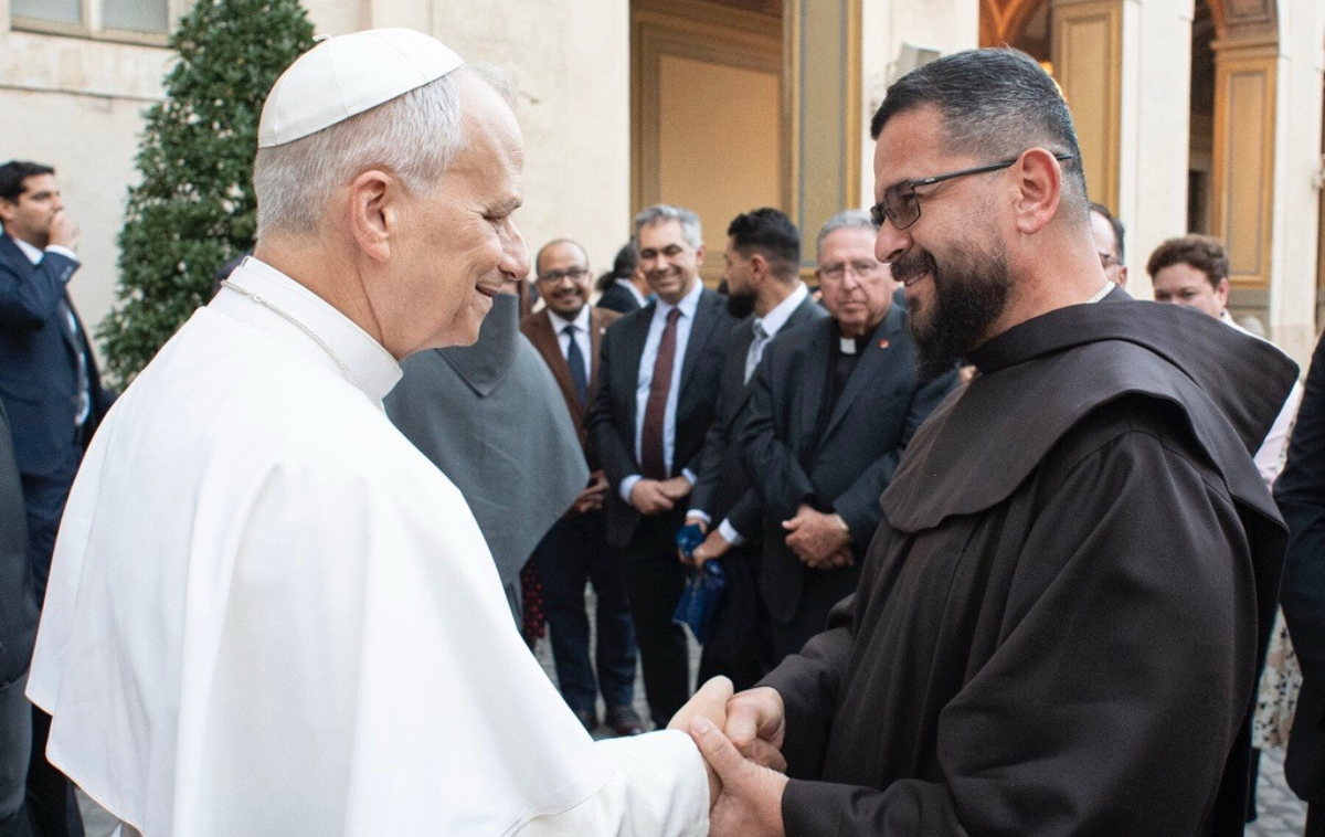 Pope Leo XIV met with representatives of the National Catholic Council for Hispanic Ministry, including Br. Lalo Jara, OFM. Br. Lalo described the Pope