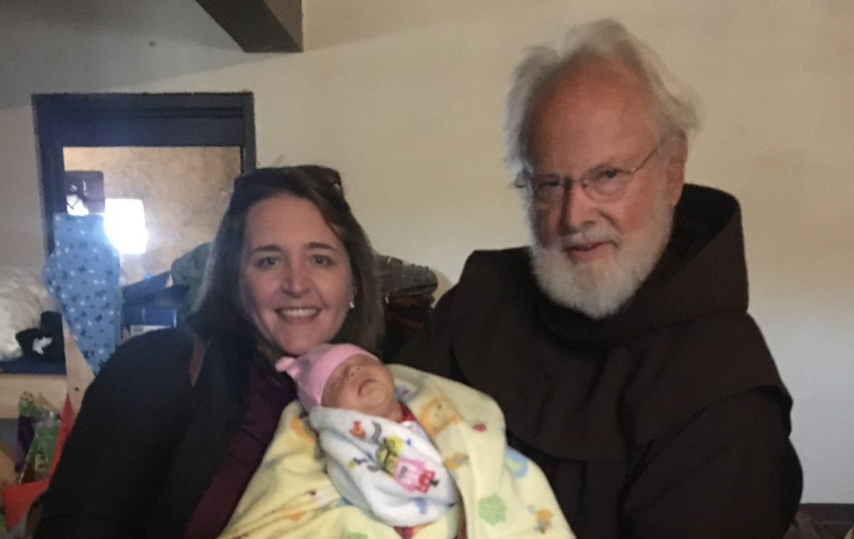 Various ministry opportunities
 bring Br. Emmet Murphy, OFM, to the same conclusion about the people he
 meets. “We walk along with (those we minister to) in life,” he said. 
“Not ahead or behind, but with them.” (Photo courtesy of Br. Octavio Duran, OFM)