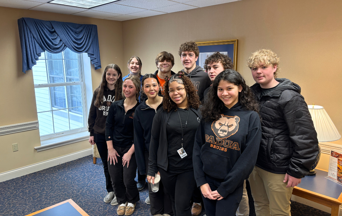 On Feb. 26 and 27, freshmen from Padua Franciscan High School participated in a peacemaking retreat. (Photo courtesy of Padua Franciscan High School)