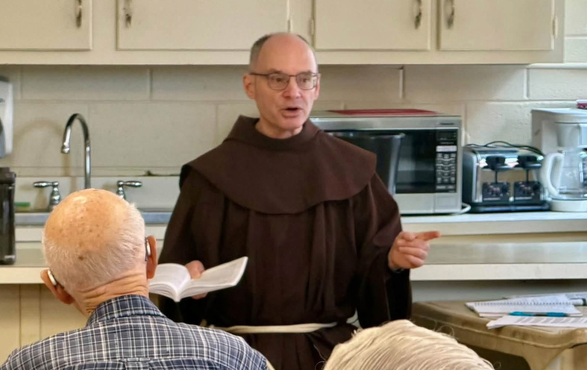 Br. Steven Patti, OFM, said participants in a discussion about Magnifica Humanitas expressed concern about the fate of humans, given the rapid rise of artificial intelligence. (Photo courtesy of Br. Steven)