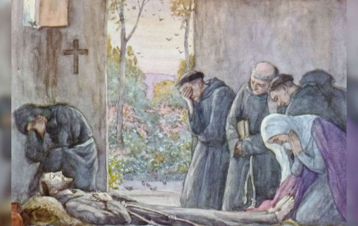 "The Death of St. Francis" by Pedro Subercaseaux
