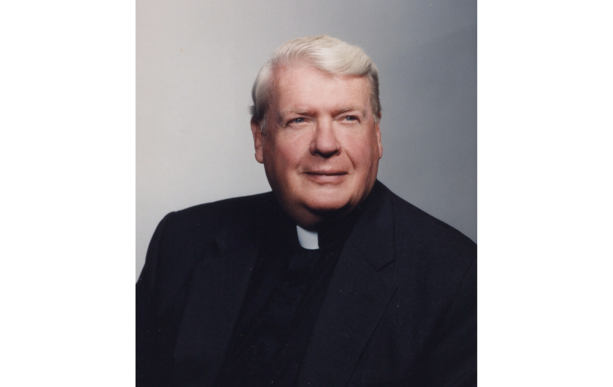 A man wearing a clergy collar